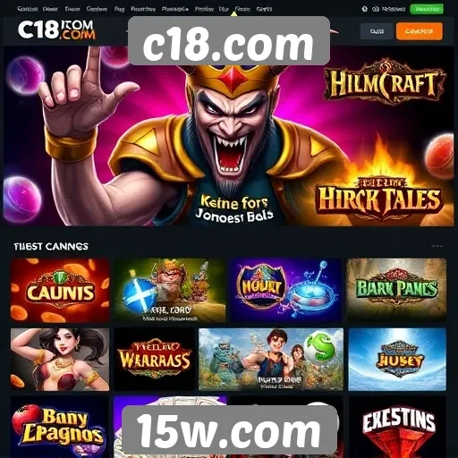 c18.com oferece diversidade em jogos online
