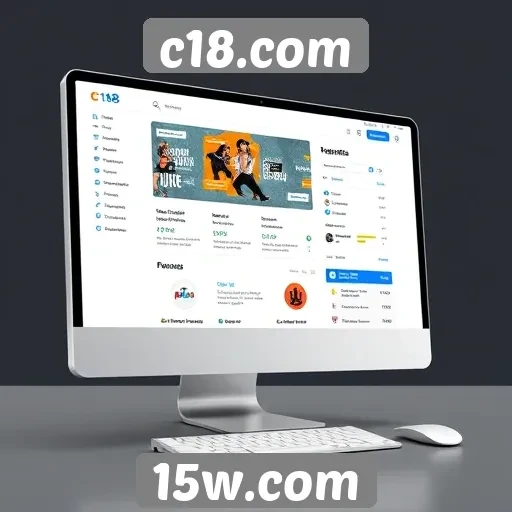 analise da interface do usuário no c18.com